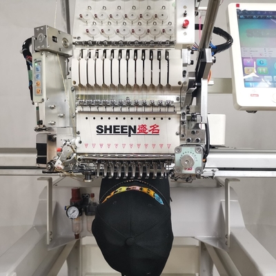 high quality Single head embroidery machine tubular T-shirt hat
