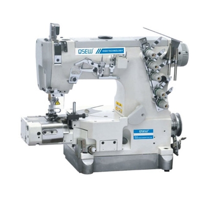 QS-600D-35YD-UT cylinder bed direct drive auto trimmer high speed right cutter interlock industrial sewing machine
